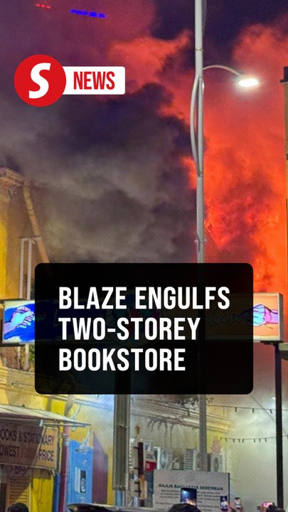 Seremban bookstore goes up in flames