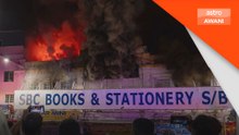 Kedai buku, hutan terbakar di Seremban