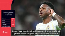 Arbeloa hails Vinicius 'bravery' after brace helps Real Madrid beat Atleti