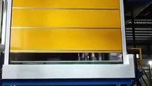 Which high speed door material is best for food processing plants (PVC vs. stainless steel)?