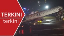 [TERKINI] Pesawat Air Canada Express rempuh trak bomba ketika mendarat