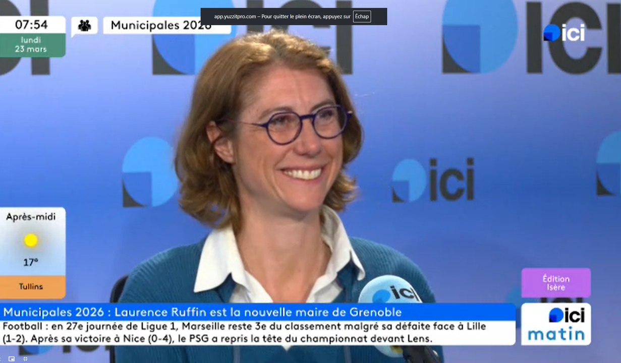 Ce que promet Laurence Ruffin, la nouvelle maire de Grenoble
