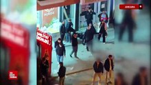 Ankara'da yan bakma kavgası çıktı