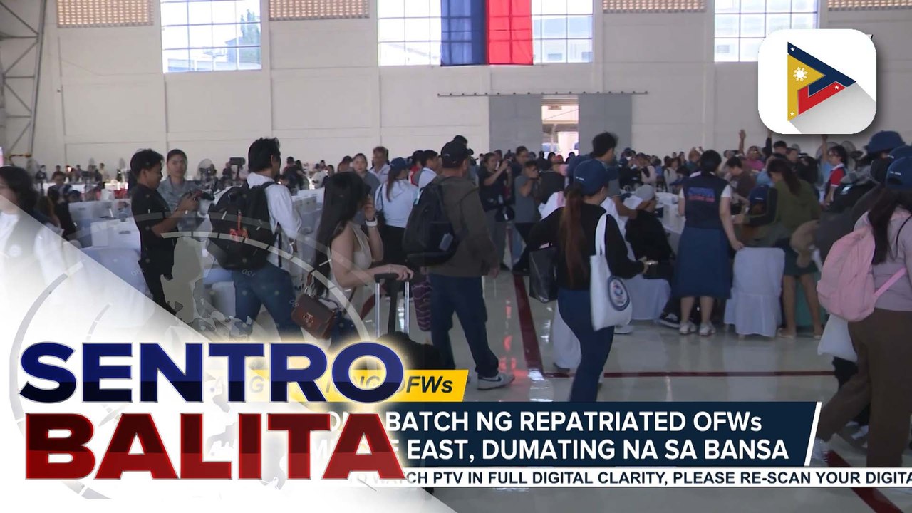 Mahigit 300 repatriated OFWs mula sa Middle East, dumating na sa bansa; PBBM, personal silang kinumusta at inihatid sa libreng matutuluyan | ulat ni Cleizl Pardilla