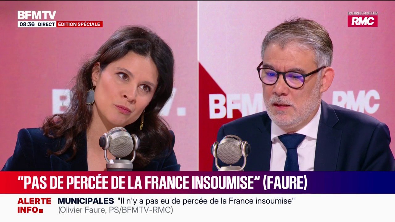 Municipales de Toulouse: Olivier Faure, premier secrétaire du Parti socialiste, estime que "le leadership de Jean-Luc Mélenchon" a entravé la victoire de François Piquemal