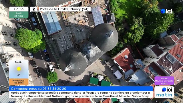 23/03/2026 - ici matin par Ici Lorraine (Meurthe-et-Moselle et Vosges) en vidéo