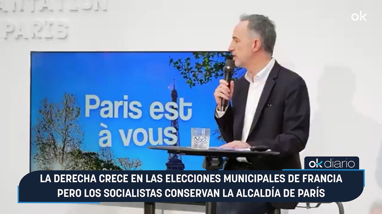 La derecha crece en las elecciones municipales de Francia pero los socialistas conservan la alcaldía de París