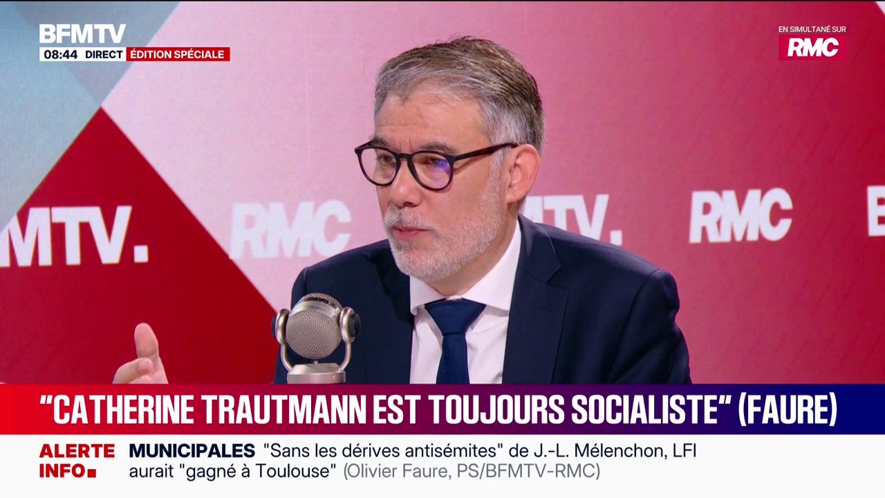 Municipales 2026: Olivier Faure considère que Catherine Trautmann est toujours "socialiste" malgré son alliance avec Horizons aux municipales à Strasbourg