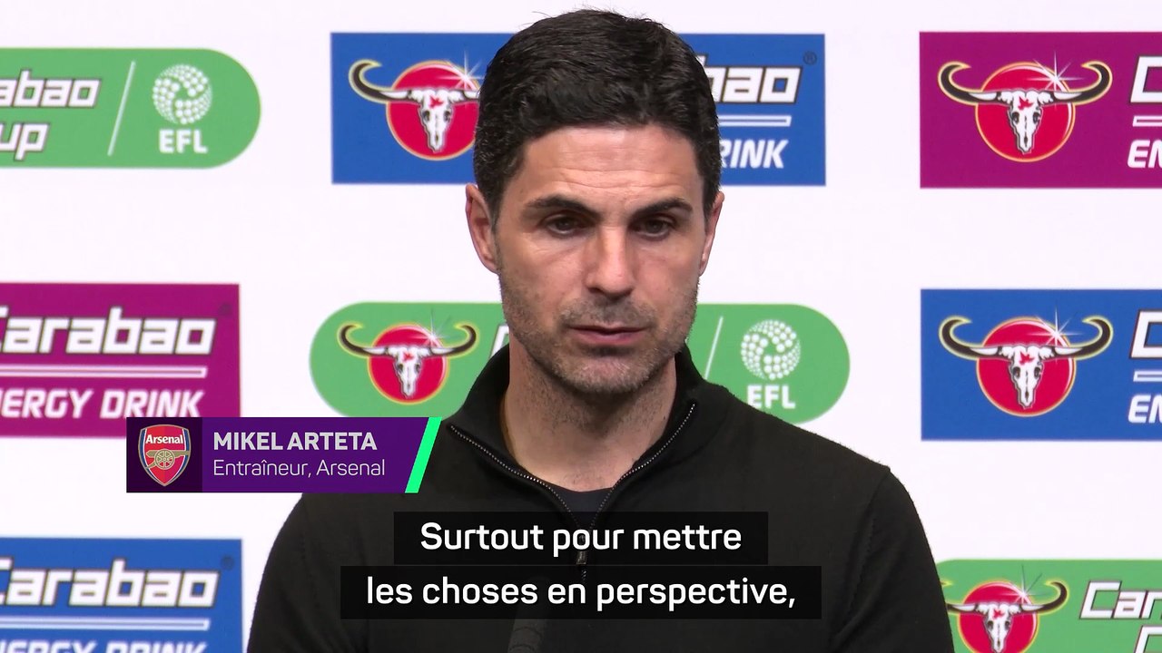 Arteta veut utiliser cette défaite et "cette rage au ventre" pour gagner les autres trophées