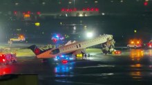 Aufnahmen zeigen Ausmaß von Flugzeug-Crash in New York