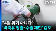 "4월 위기 아니다"...'비축유 방출·수출 제한' 검토 / YTN