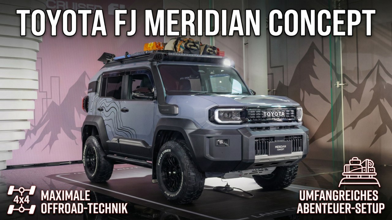Toyota Land Cruiser FJ Meridian Concept: Kompakt, robust, kompromisslos
