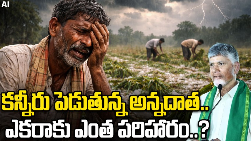 APలో భారీగా పంట నష్టం.. 48 గంటల్లో నివేదిక ఇవ్వాలని అధికారులకు ఆదేశం.. ఎకరాకు ఎంత పరిహారం.? Oneindia