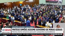 Mateus Simões assume governo de MG