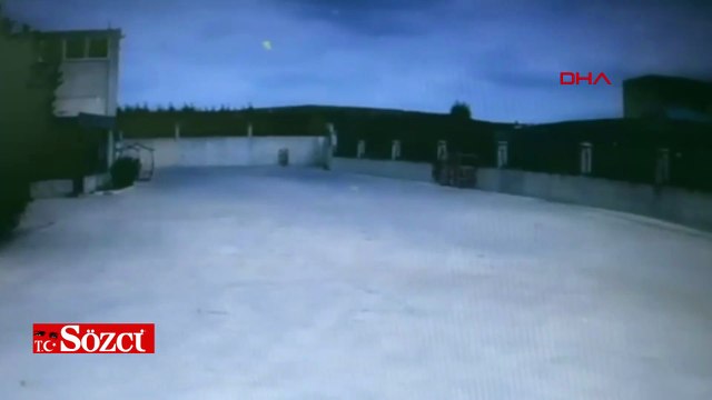 Tekirdağ'da yağ fabrikasındaki patlama anı kamerada