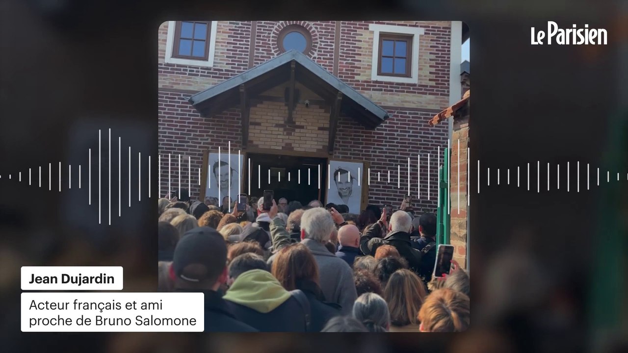Obsèques de Bruno Salomone : l'hommage de Jean Dujardin, en larmes