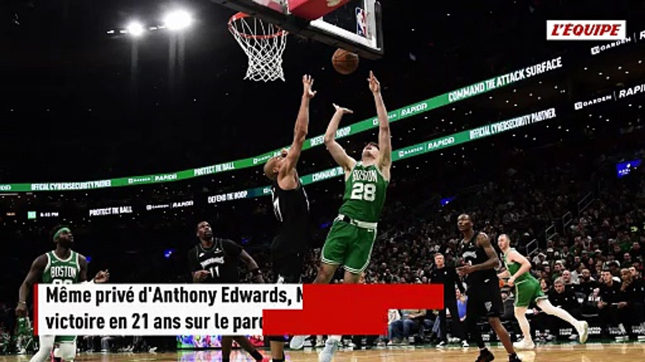 Minnesota et Rudy Gobert étouffent Boston pour rester dans la course au top 3 de la Conférence Ouest - Basket - NBA