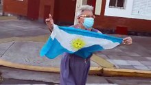 Murió la "abuela Lalalá", la mujer que se hizo viral con los festejos de la Selección en el Mundial 2022