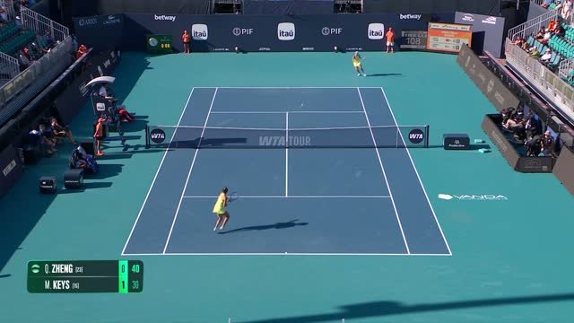 Miami - Zheng renverse Keys