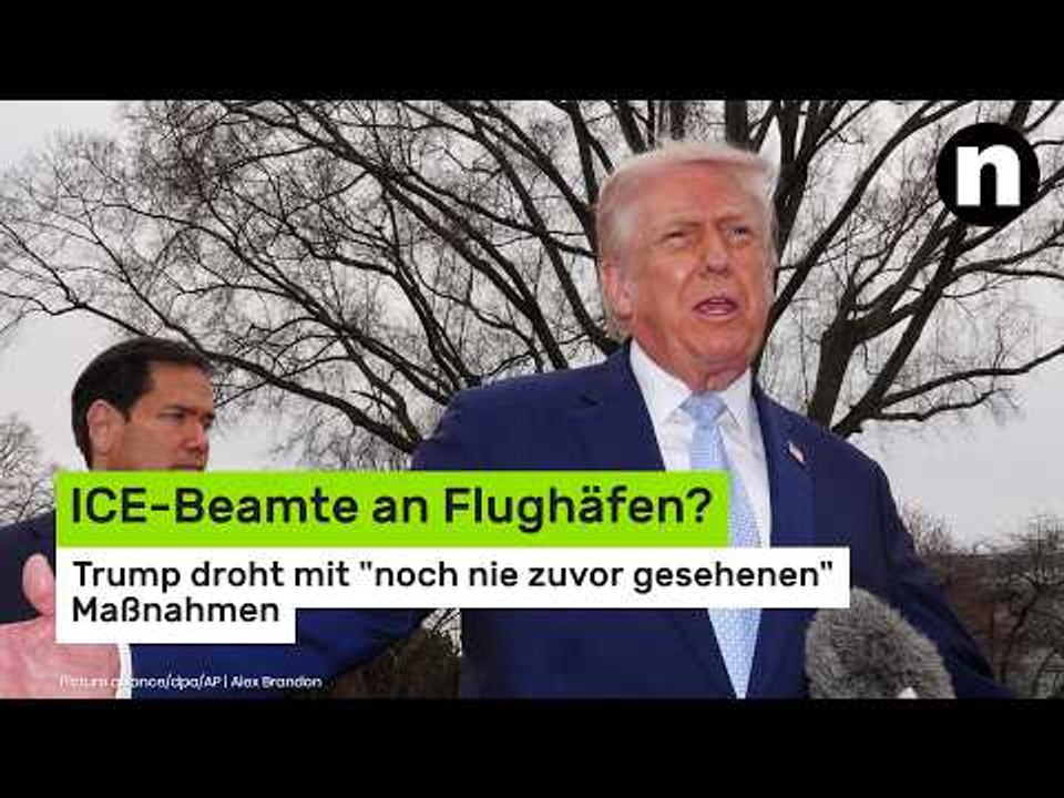 ICE-Beamte an Flughäfen? 'The Don' droht mit 'noch nie zuvor gesehenen' Maßnahmen