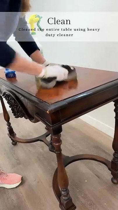 Walnut Table Makeover