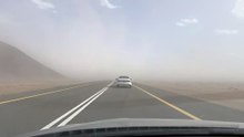 Sand Strom at Madinah Al Ulla Road