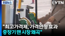 "석유 최고가격제, 가격안정 효과...중장기 땐 시장 왜곡 우려" / YTN