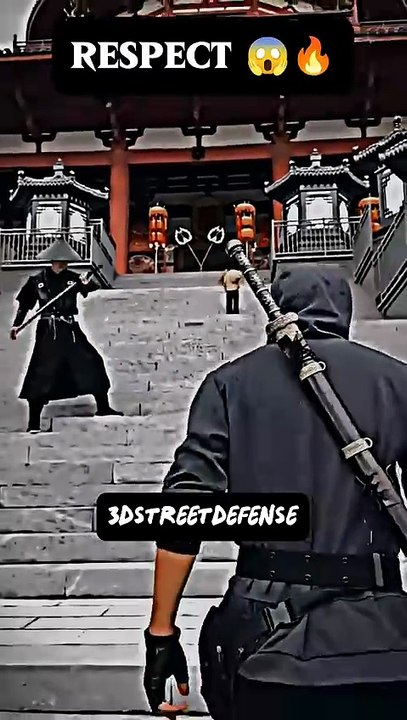 Ninja katana defense technique #tutorial #selfdefense #martialarts #ninja #safety #karate
