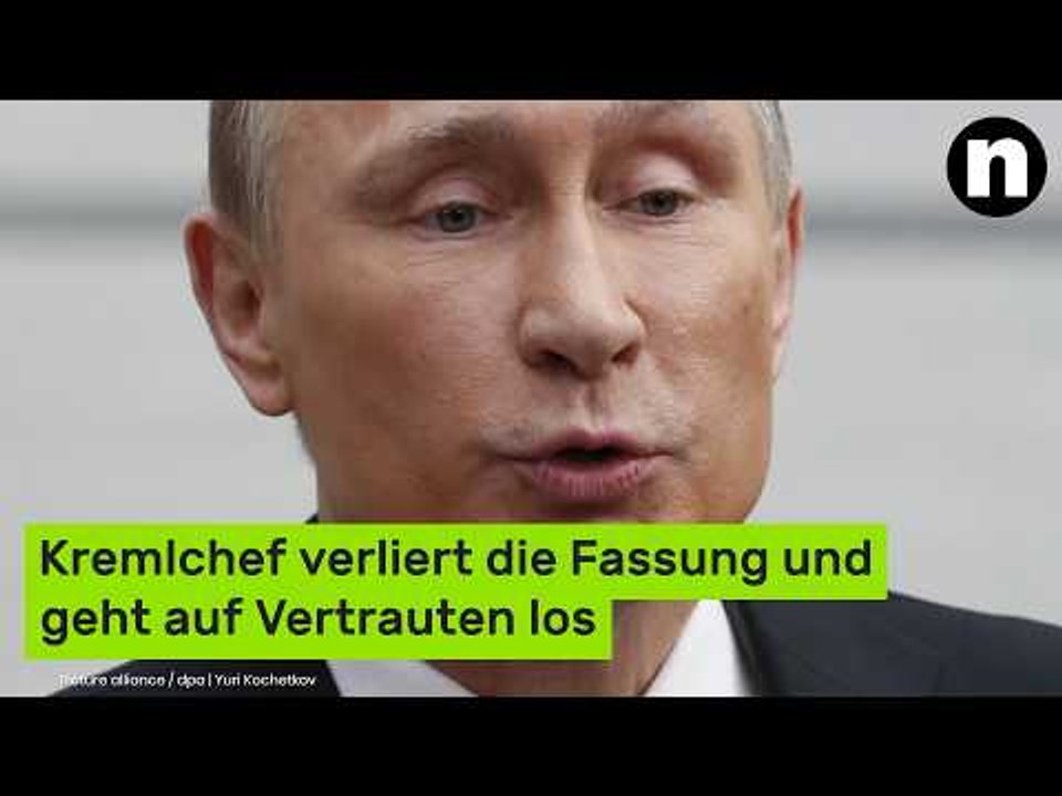 Wladimir Putin: Kremlchef verliert die Fassung und geht auf Vertrauten los