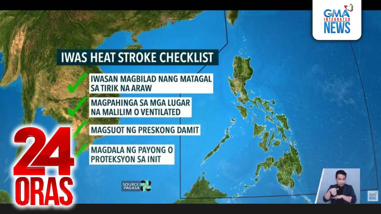 Ilang tips para iwas heat stroke | 24 Oras