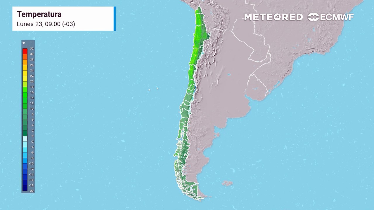 Temperaturas otoñales esta semana en Santiago