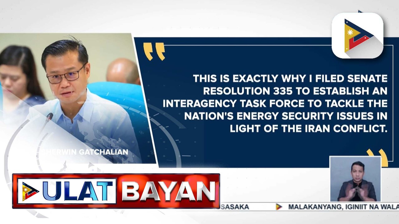 Pagbuo ng komite na tututok sa pagtugon sa mga problema ng bansa dahil sa epekto ng tensyon sa Gitnang Silangan, suportado ng ilang mambabatas | ulat ni Louisa Erispe