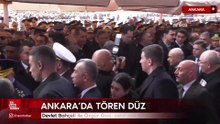 Devlet Bahçeli ile Özgür Özel, şehit cenazesinde bir arada