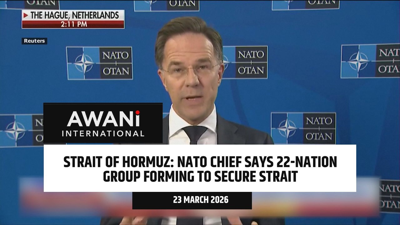 NATO chief says 22-nation group forming to secure strait