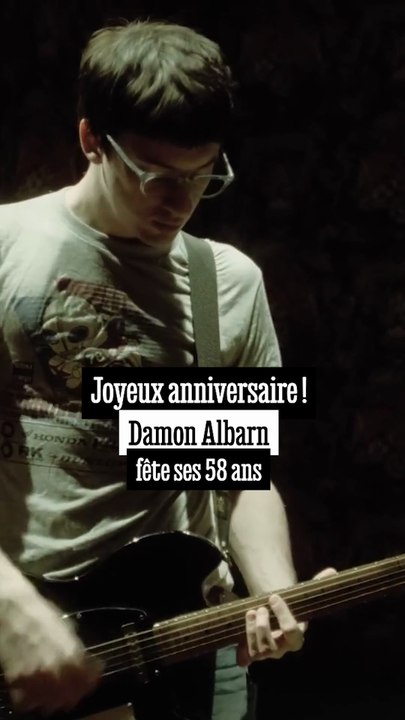 Damon Albarn, légende et leader de Blur et Gorillaz, célèbre ce 23 mars ses 58 ans.