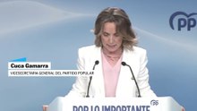 Cuca Gamarra: "El PP va a presentar una querella contra Jose Félix Tezanos"