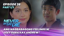 Never Say Die: Ang nagbabagong feelings ni Joey para kay Andrew! (Episode 36 - Part 1/3)