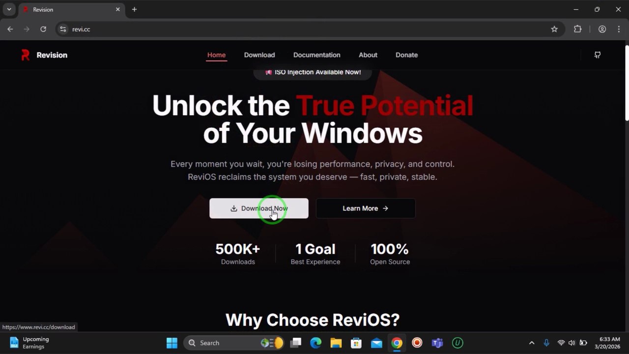 أفضل نسخة ويندوز خفيفة 2026 🔥 وداعًا للبطء مع ReviOS