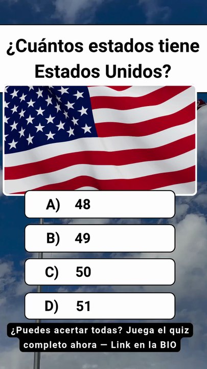 🇺🇸🌎 Desafío USA: ¿Cuántos estados tiene Estados Unidos? 🤔