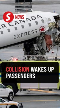 Sudden boom, recall passengers aboard Air Canada plane during crash