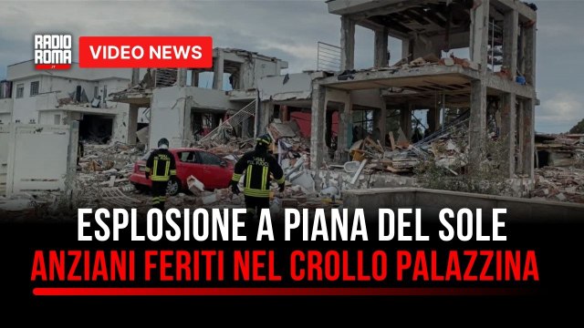 Esplosione a Piana del Sole, crolla una palazzina due anziani feriti gravi e 29 sfollati
