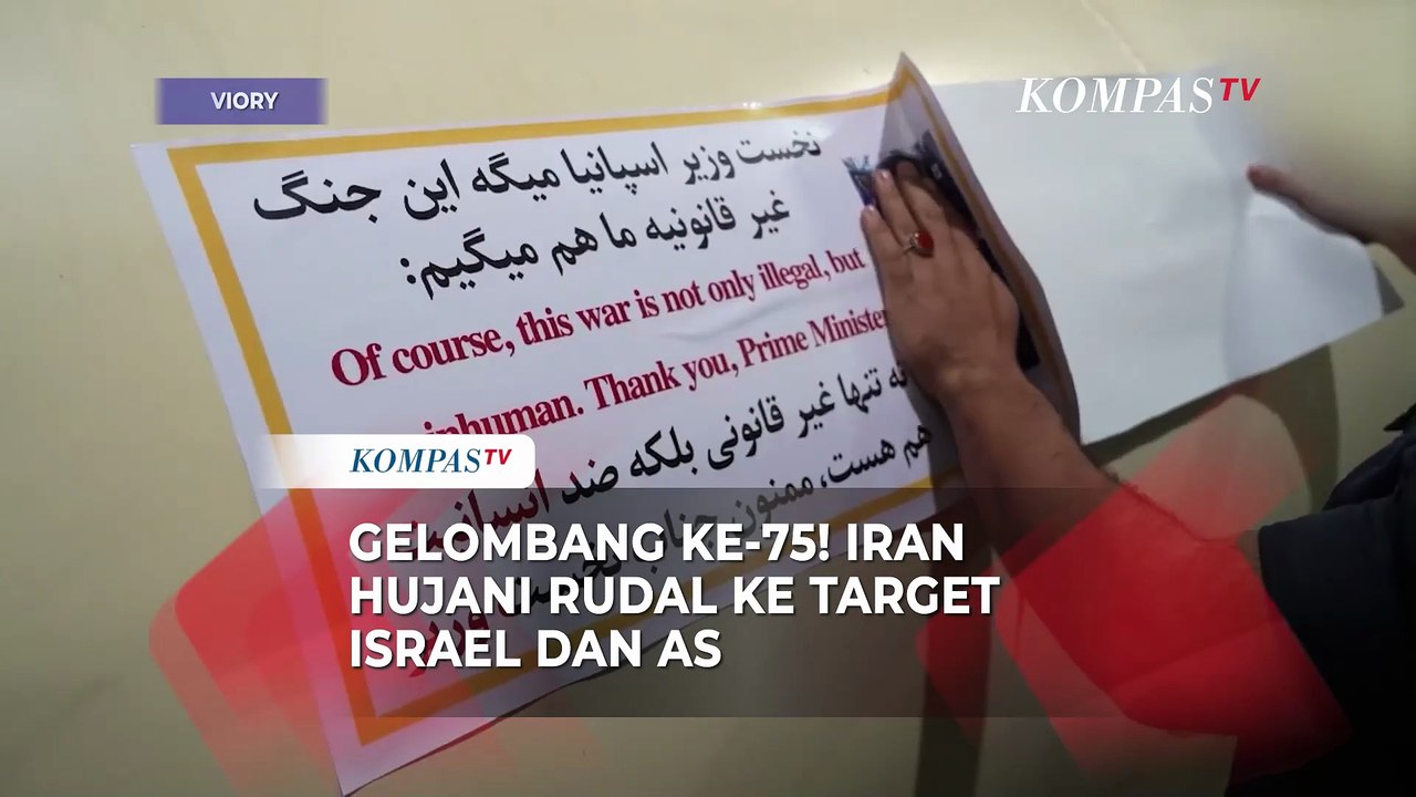 Gelombang ke-75! Iran Hujani Rudal ke Target Israel dan AS, Ini Kata Jubir Ebrahim