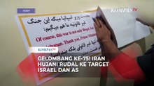 Gelombang ke-75! Iran Hujani Rudal ke Target Israel dan AS, Ini Kata Jubir Ebrahim
