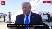 Donald Trump: İran da biz de anlaşma istiyoruz