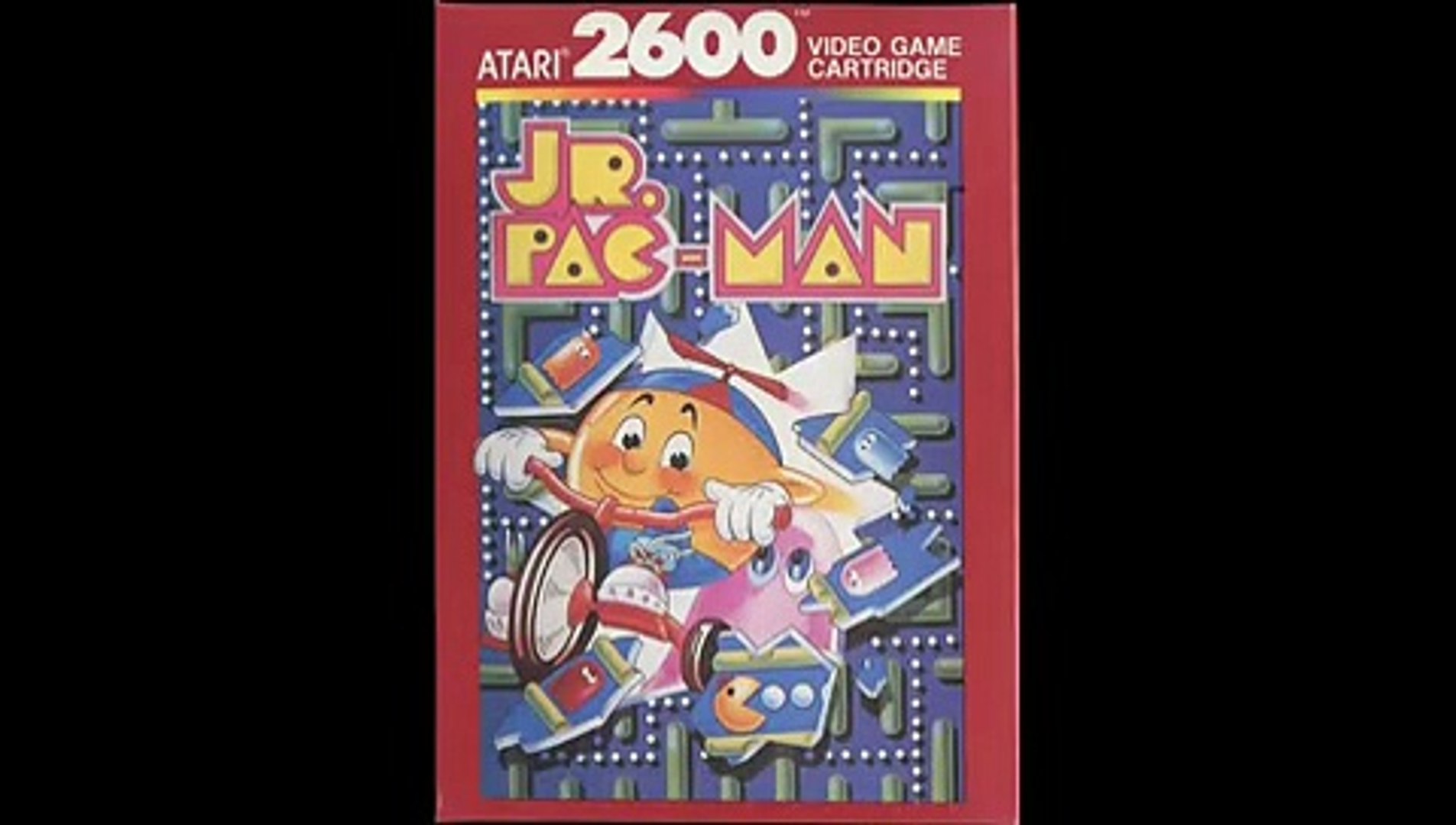 Jeu Atari 2600 - Jr. PAC-MAN - PAL - 1983 - Boîte Abîmée