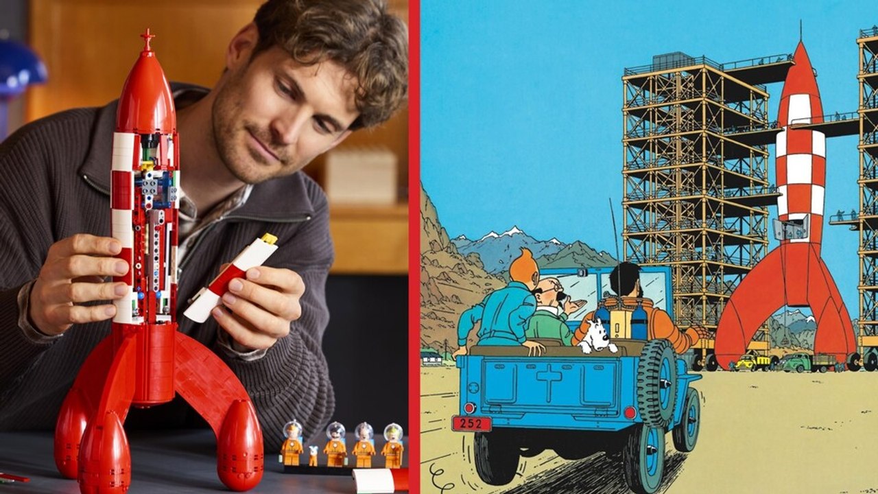 Lego belebt eine eurer Kindheitserinnerungen wieder, schießt Tim und Struppi auf den Mond