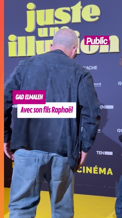 Gad Elmaleh apparait avec son fils Raphaël qui fait partie de la famille princière de Monaco
