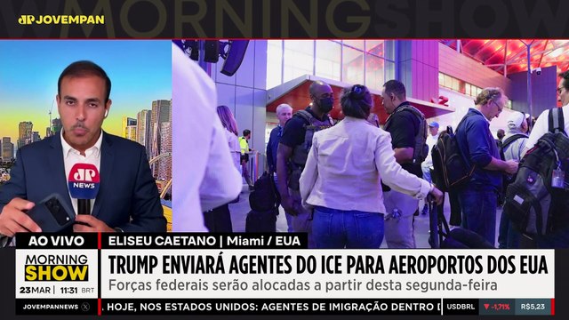 Trump envia agentes do ICE para aeroportos dos EUA; Elon Musk se oferece para pagar salários