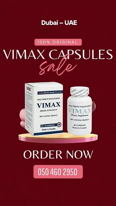 Vimax Herbal Capsules for Men’s Vitality & Performance