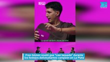 Fran Gómez reveló que "casi la queda" durante los festejos deEstudiantes campeón en La Plata
